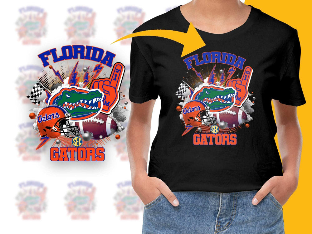 Florida Gators T-Shirt, College Football Fan Gear, Vibrant Graphic Tee, Sports Apparel, SEC Team Shirt, Unisex Fashion
