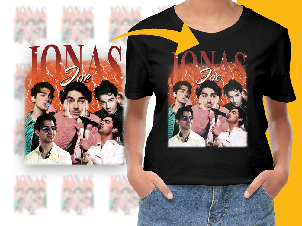Vintage Joe Jonas Graphic T-Shirt, Retro Pop Music Tee, Band Merch, Unisex Fashion Top