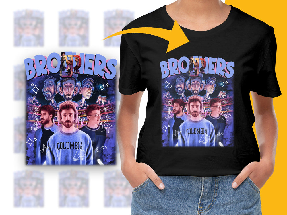 Brothers TV Show Fan T-Shirt, Colorful Graphic Tee, Unisex Pop Culture Apparel