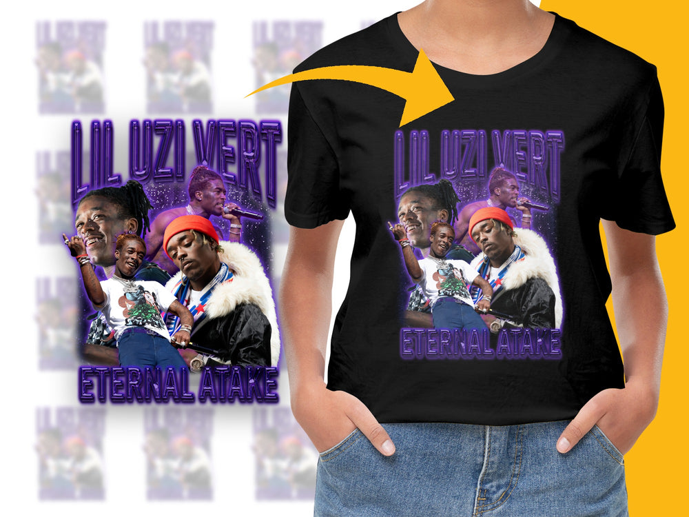Lil Uzi Vert Eternal Atake T-Shirt, Hip Hop Music Fan Merch, Unisex Graphic Tee, Trendy Concert Apparel