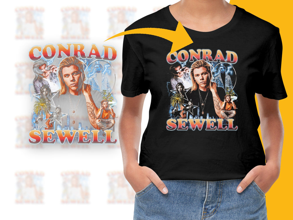 Conrad Sewell Fan T-Shirt, Vintage Graphic Tee, Band Concert Shirt, Music Memorabilia, Gift