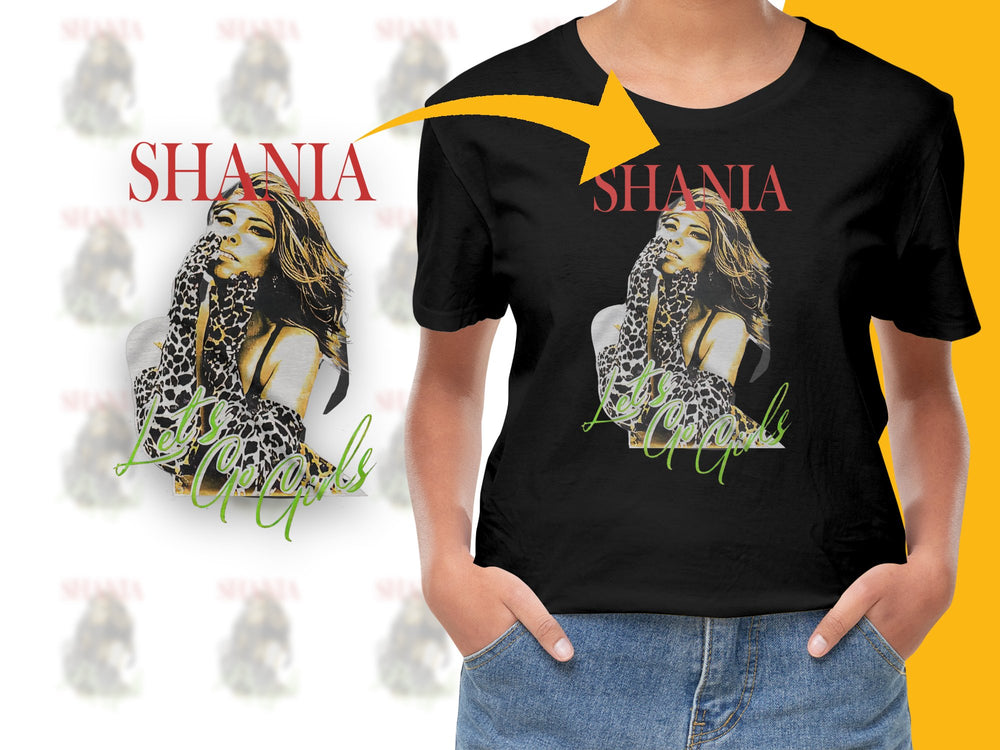 Women's Graphic Tee Shania Leopard Print Vintage Style T-Shirt Casual Trendy Top