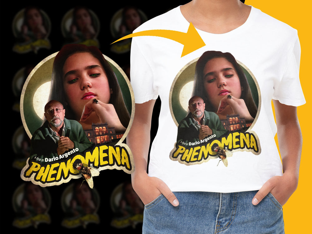 Phenomena Movie T-Shirt, Dario Argento Film, Retro Horror Tee, Vintage Graphic Shirt, Cult Classic Clothing, Unisex Casual Wear