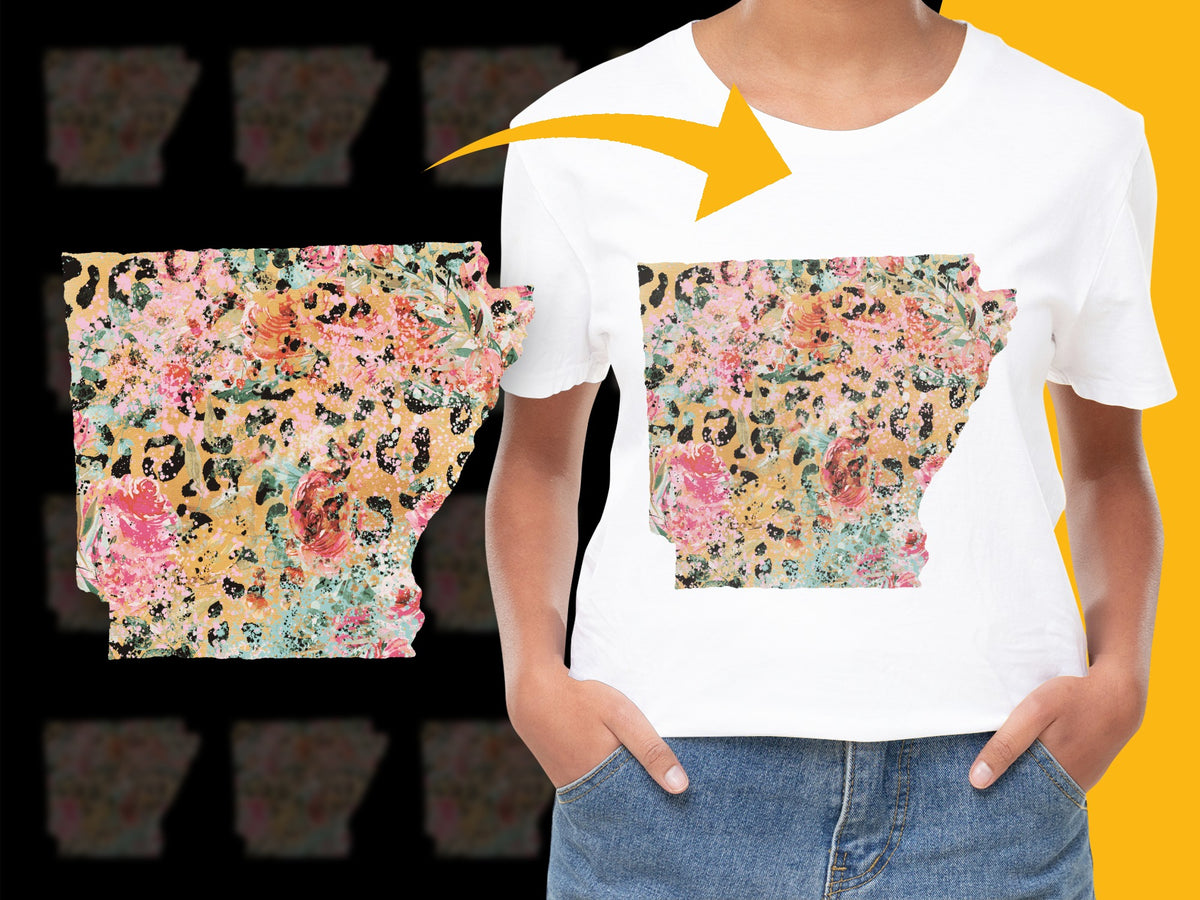 Floral Print Women's T-Shirt, Colorful Spring Fashion Top, Casual Wear, Trendy Flower Pattern Tee