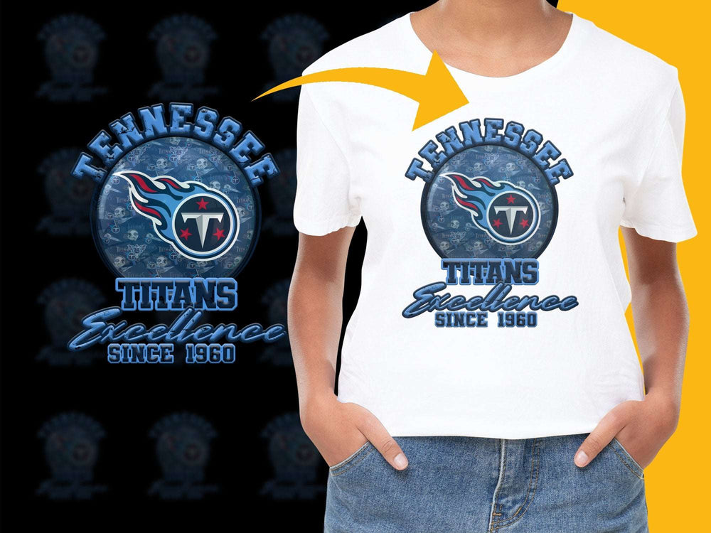 Tennessee Titans T-Shirt, NFL Team Excellence Since 1960 Graphic Tee, Sports Fan Apparel