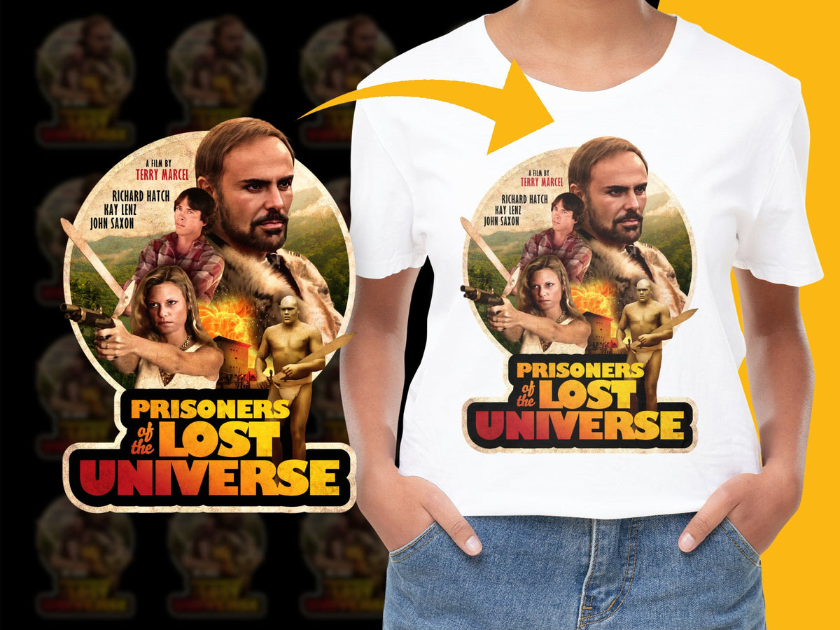 Retro Movie T-Shirt, Prisoners of the Lost Universe, Vintage Sci-Fi Graphic Tee