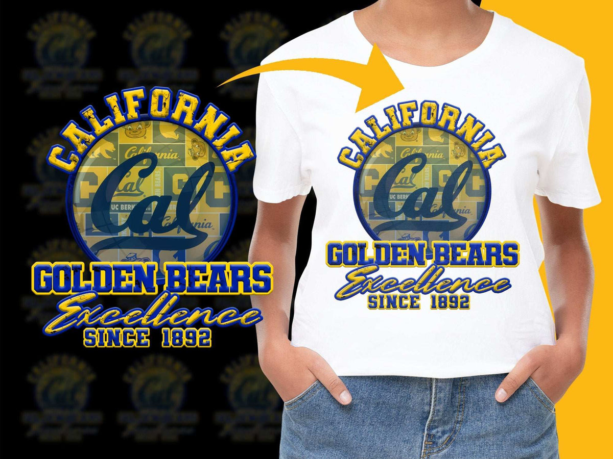 California Golden Bears T-Shirt, Excellence Since 1892, Vintage Style Graphic Tee, Unisex Fashion Top