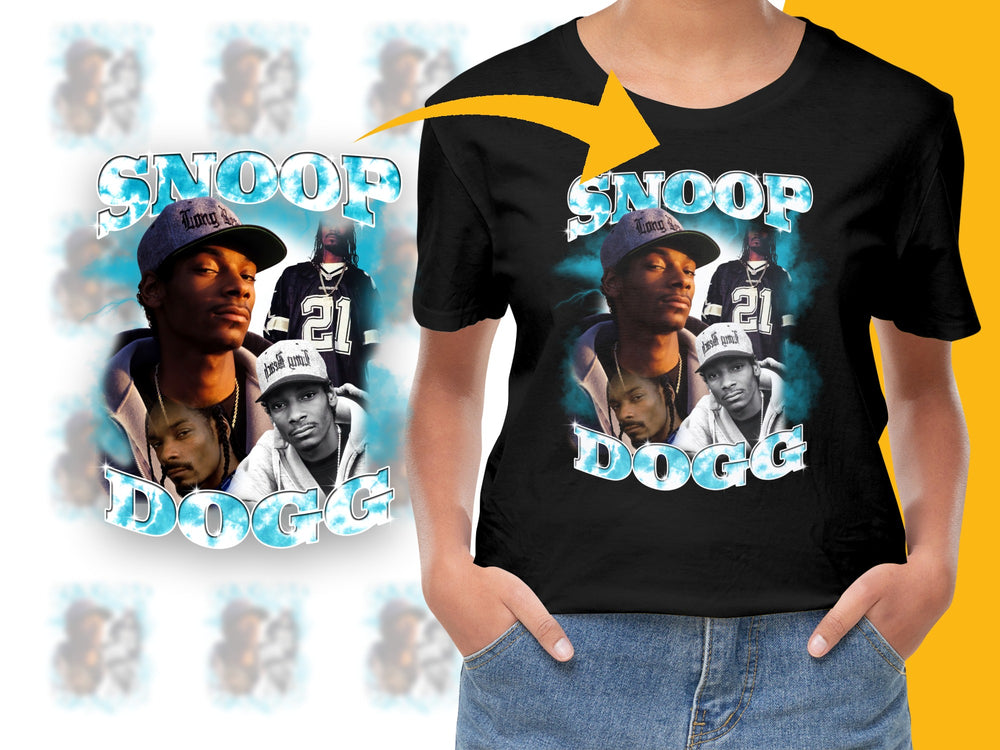 Vintage Snoop Dogg T-Shirt, 90s Hip Hop Tee, Retro Music Fan Apparel, Urban Streetwear Style Top, Unisex Graphic Shirt