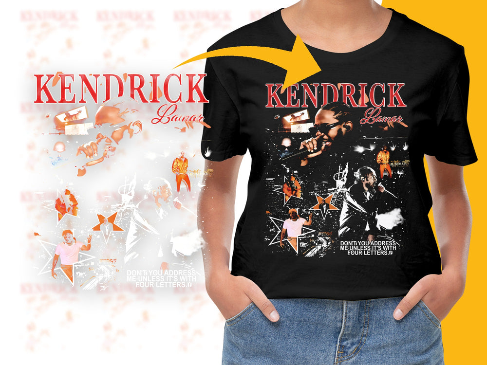Kendrick Lamar Graphic T-Shirt, Vintage Hip Hop Tee, Music Artist Concert Merchandise, Unisex Band T-Shirt