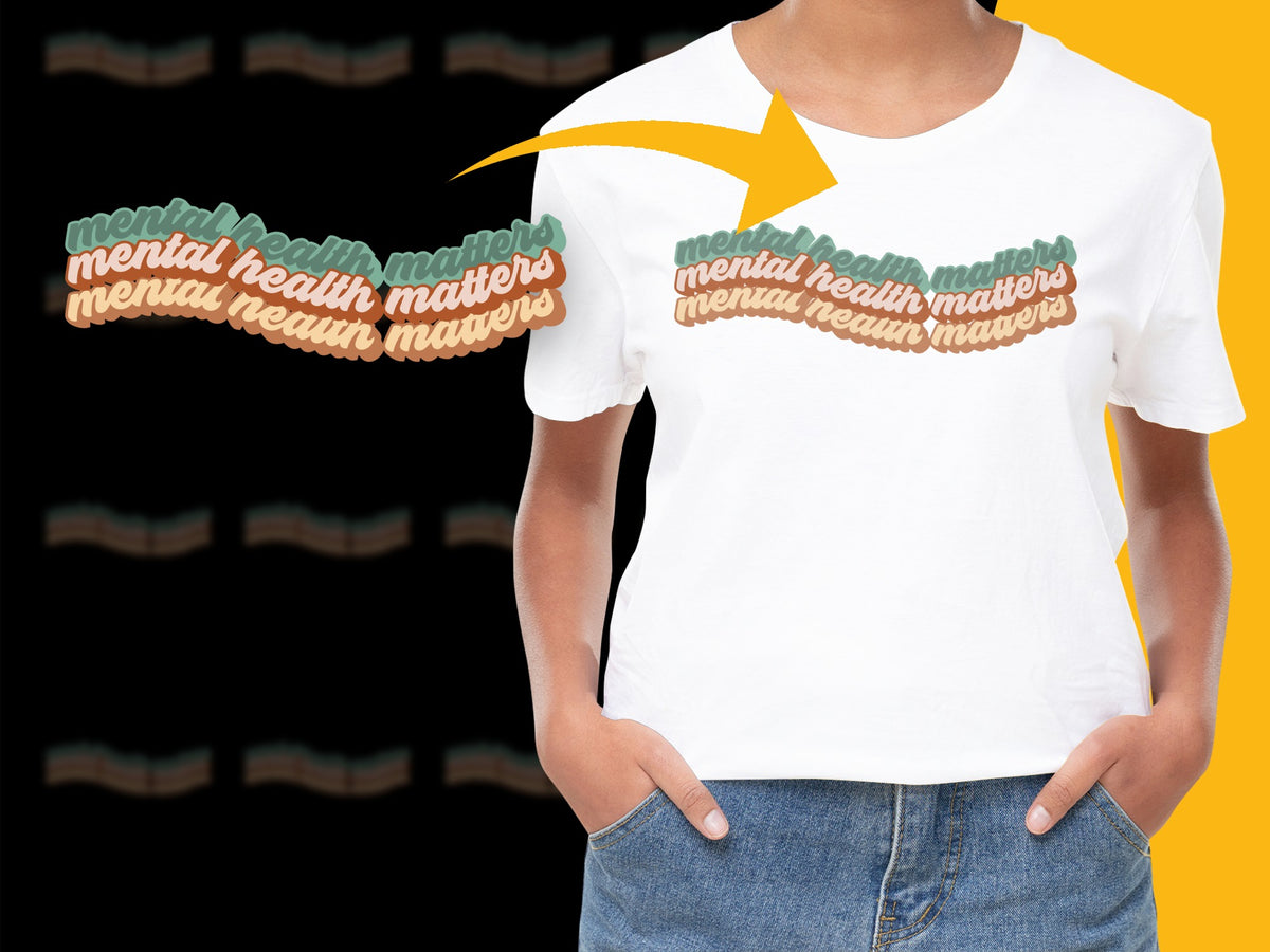 Mental Health Matters T-Shirt, Inspirational Quote Tee, Support Mental Health Awareness, Unisex Fashion Top