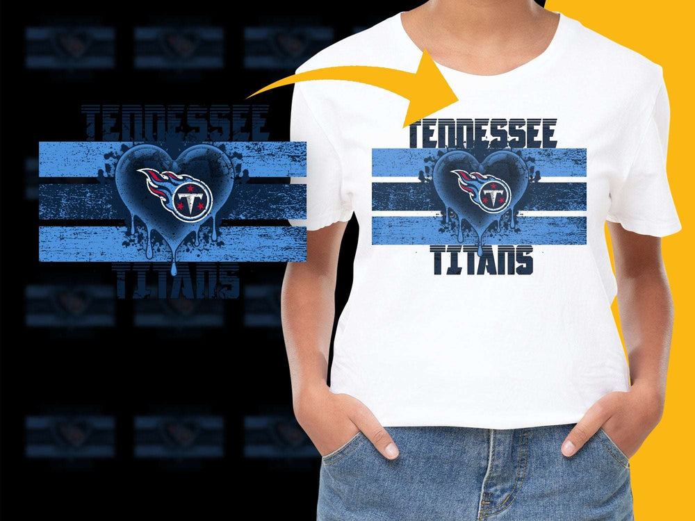Tennessee Titans T-Shirt Vintage Distressed Logo Graphic Tee Sports Fan Gift White Unisex Casual NFL Apparel