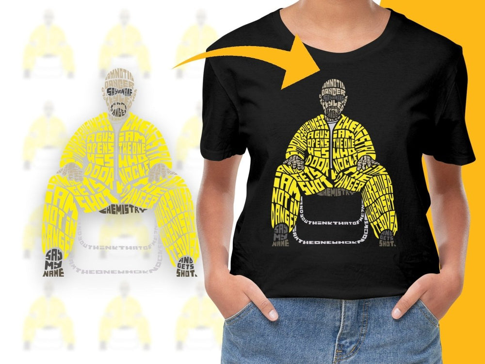 Caligrama Breaking Bad Inspired Typography Art PNG File - Teepew