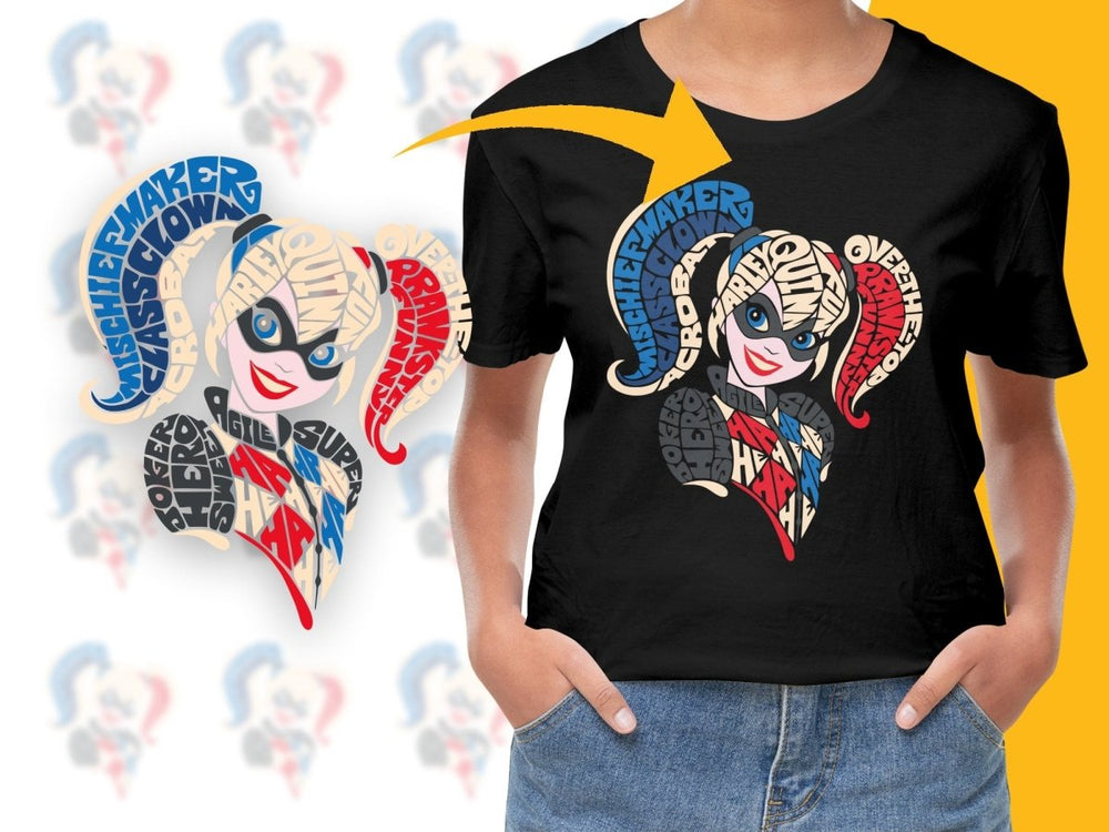 Caligrama Mischief Maker and Jokester Word Cloud PNG File - Teepew