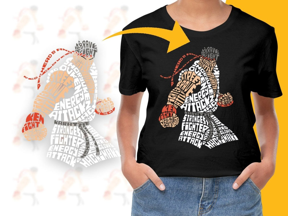 Caligrama Street Brave Fighter Energy Attack PNG File - Teepew