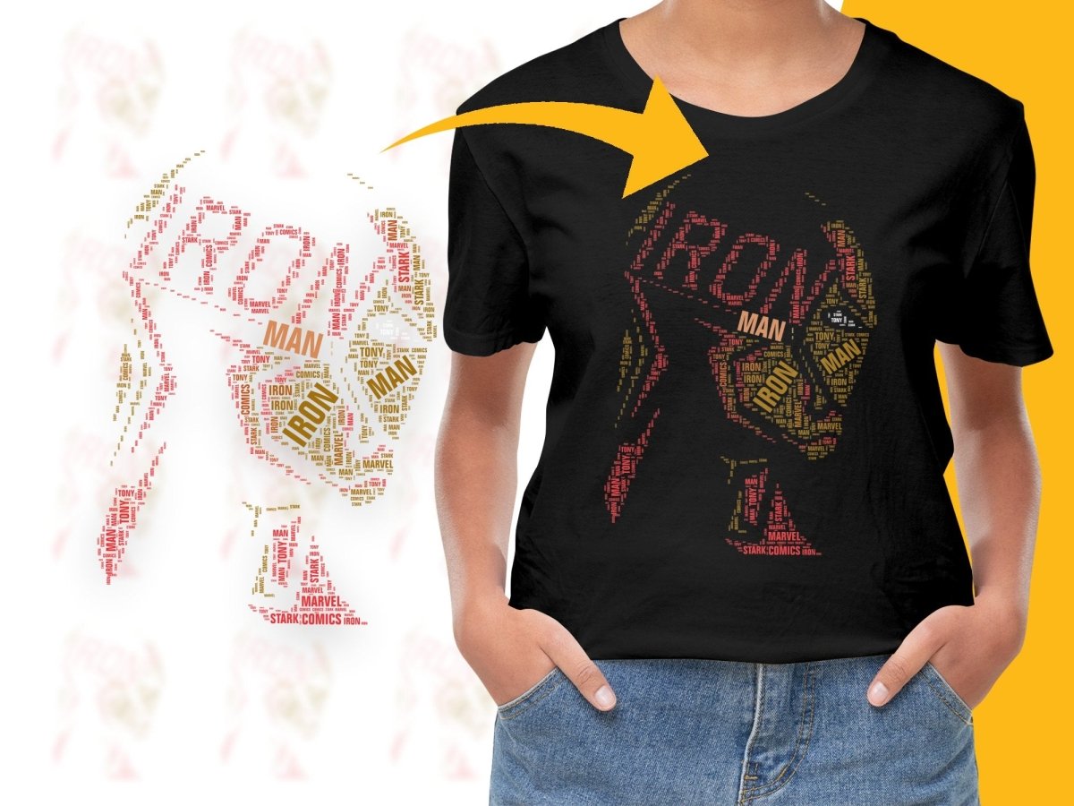 Caligrama Unique Superhero Word PNG File - Teepew