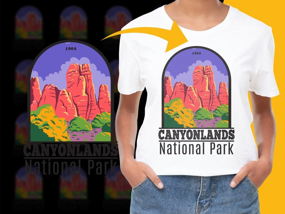 Canyonlands National Park Scenic Design PNG File - Teepew