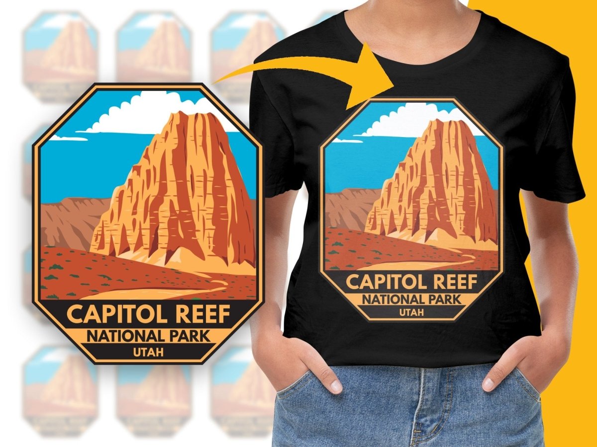 Capitol Reef National Park Utah Graphic PNG File - Teepew