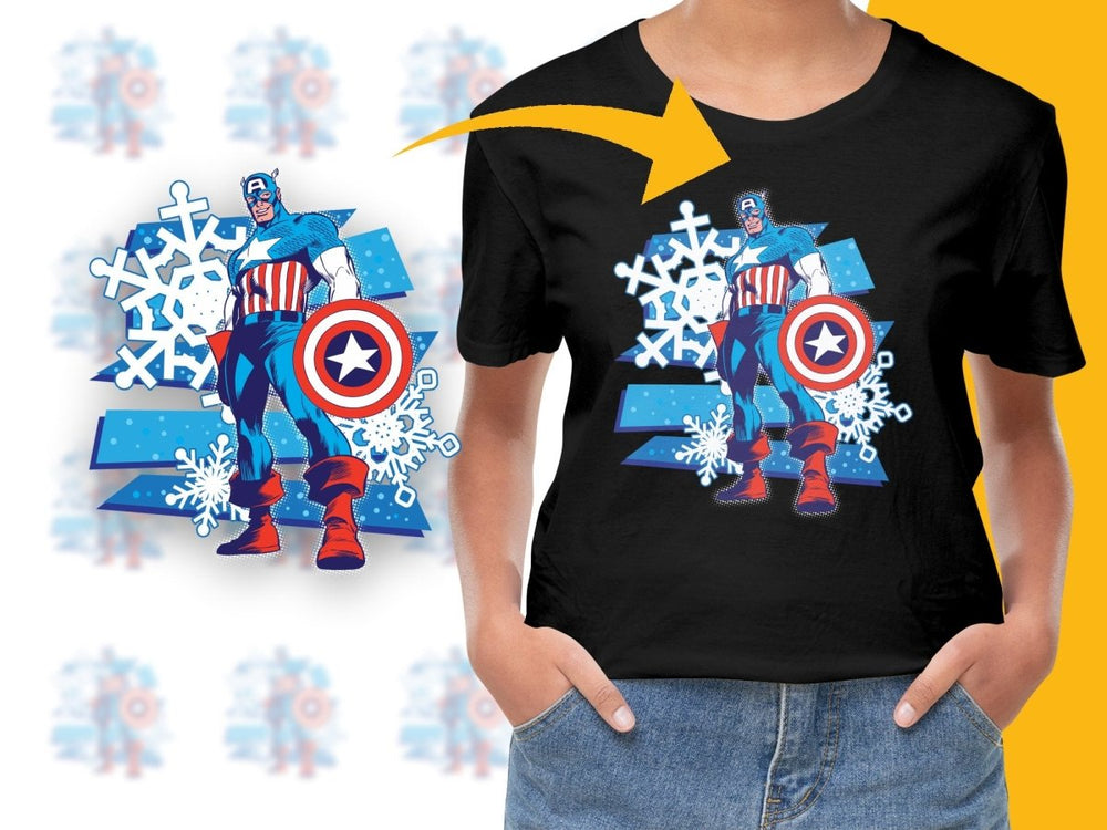 Captain America Christmas Digital product - Teepew