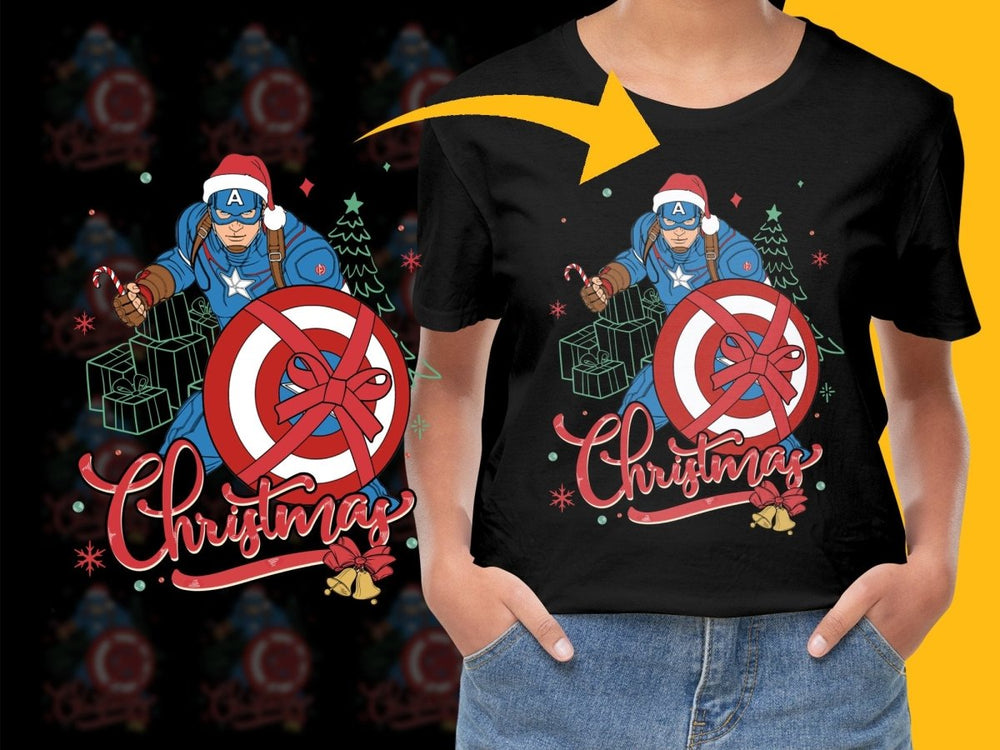 Captain America Christmas Graphic PNG File - Teepew