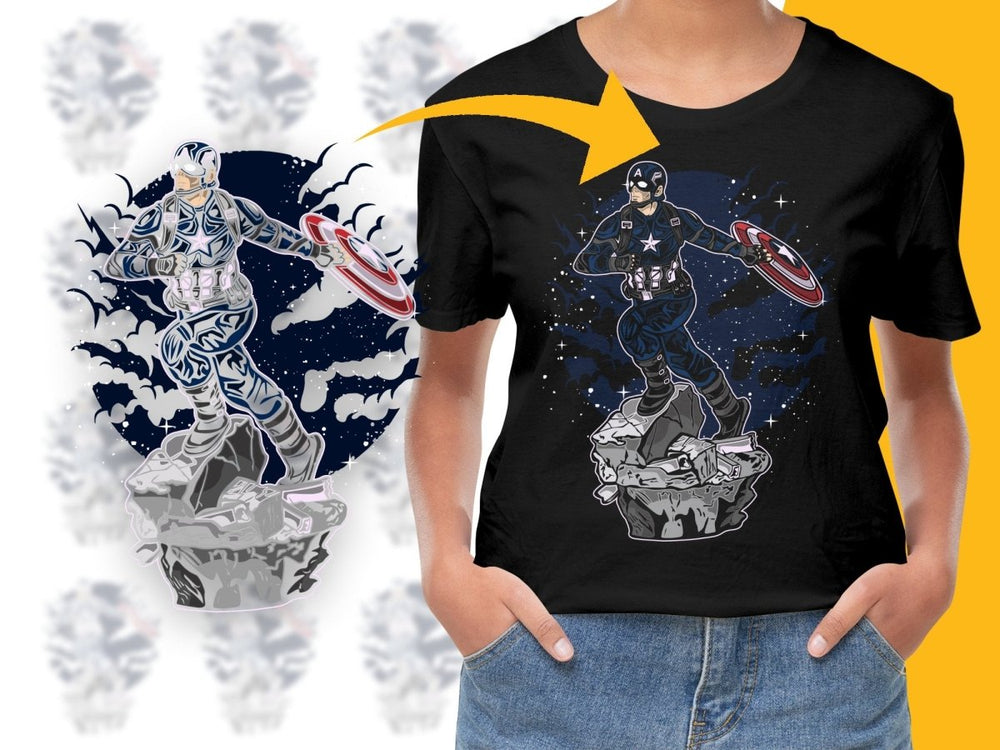 CAPTAIN AMERICA Popculture PNG File - Teepew