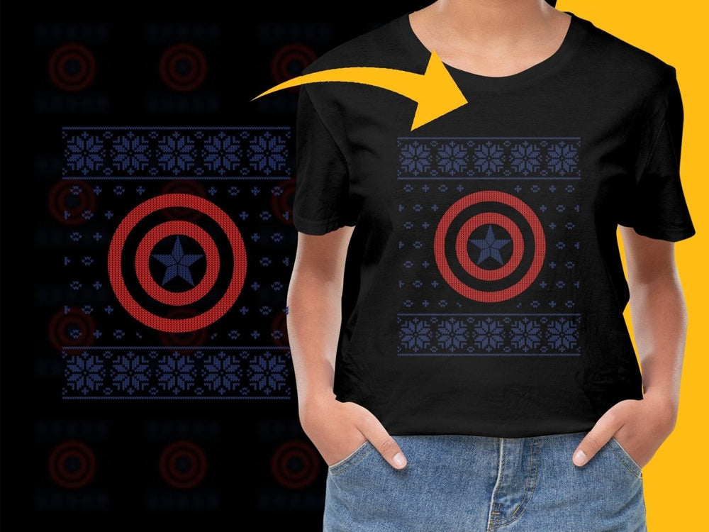 Captain America Winter Soldier Christmas PNG File - Teepew