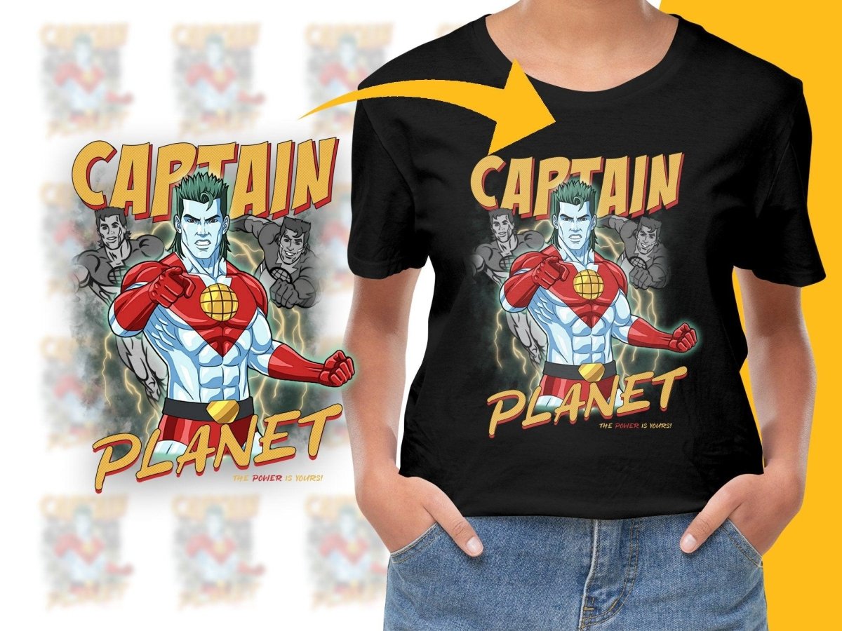 Captain Planet the Power Is Yours PNG File - Teepew