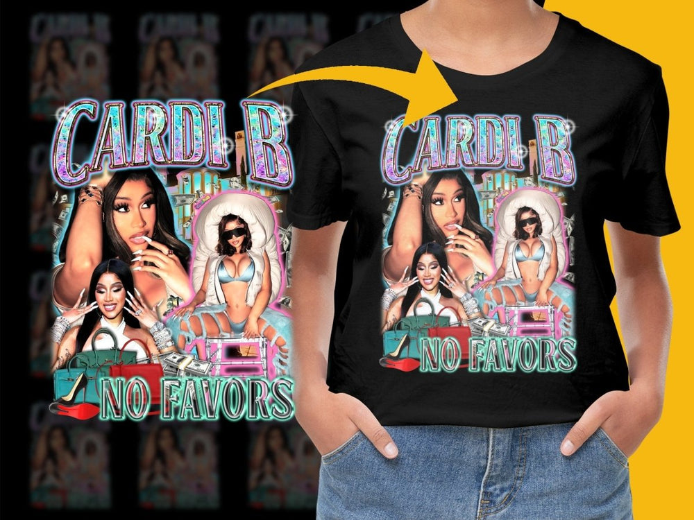 Cardi B Graphic Bootleg PNG File - Teepew