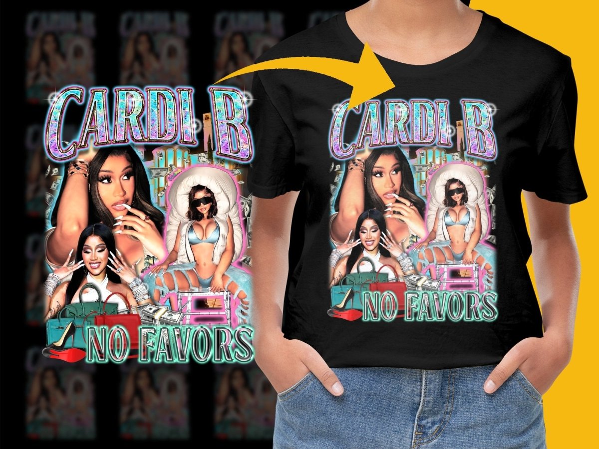Cardi B Graphic Bootleg PNG File - Teepew