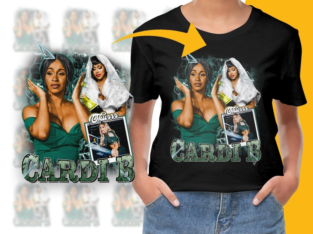Cardi B Okurrr Graphic Bootleg PNG File - Teepew