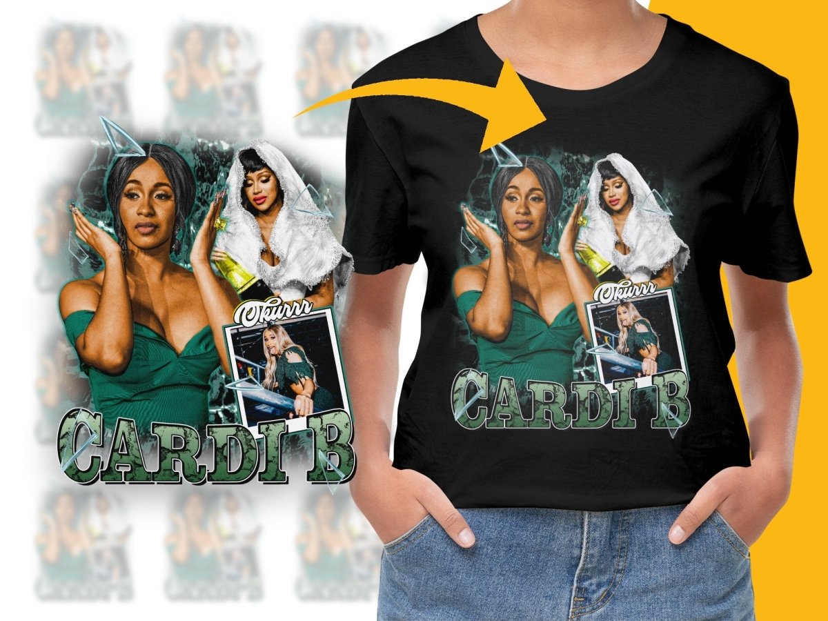 Cardi B Okurrr Graphic Bootleg PNG File - Teepew