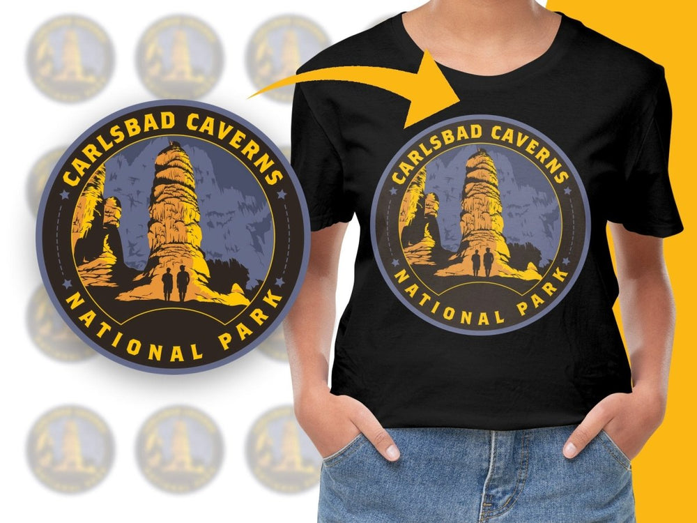 Carlsbad Caverns National Park Graphic Png Digital Download - Teepew