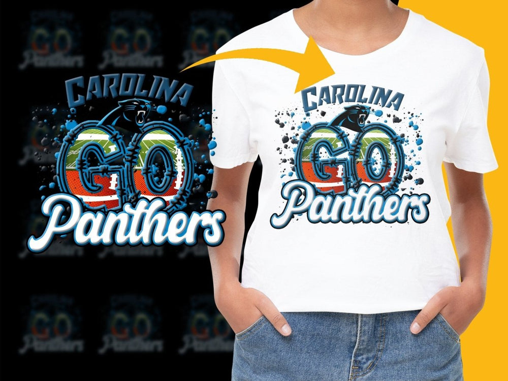 Carolina Go Panthers Football Fan PNG File - Teepew