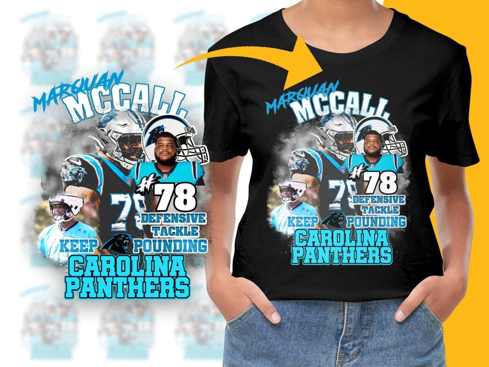Carolina Panthers #78 Keep Pounding PNG File - Teepew