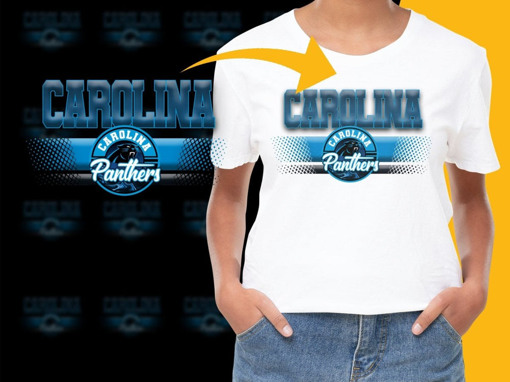 Carolina Panthers Bold Graphic Design PNG File - Teepew