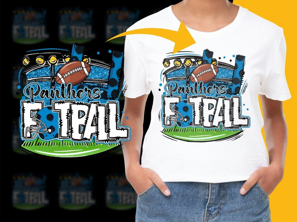 Carolina Panthers Football Graphic PNG File - Teepew
