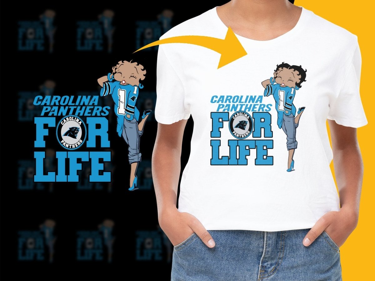Carolina Panthers For Life PNG File - Teepew