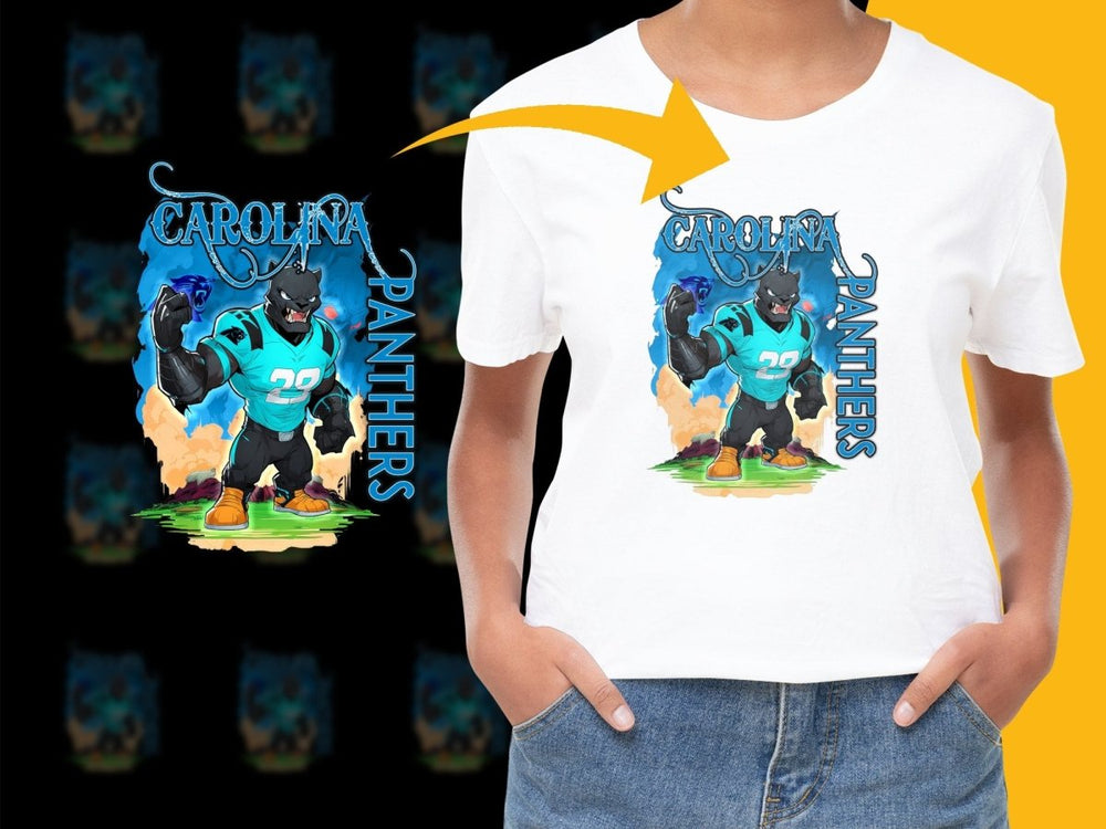 Carolina Panthers Graphic Art Design PNG File - Teepew