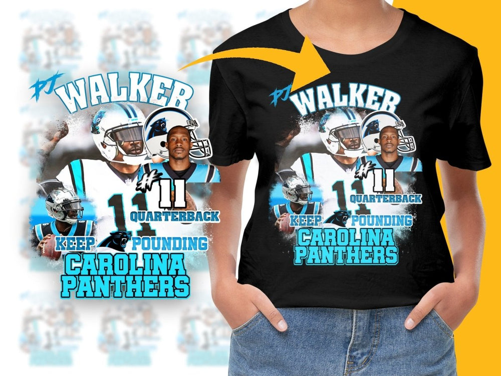 Carolina Panthers PJ Walker #11 Quarterback PNG File - Teepew