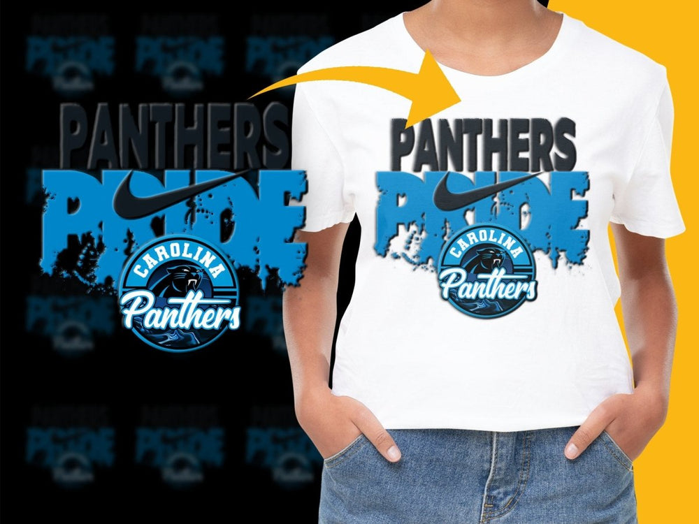 Carolina Panthers Pride Graphic PNG File - Teepew