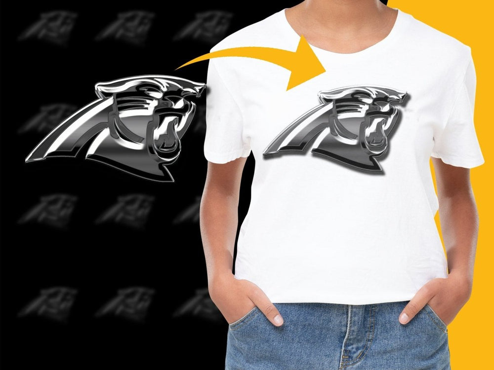 Carolina Panthers Reflective Logo Emblazoned PNG File - Teepew