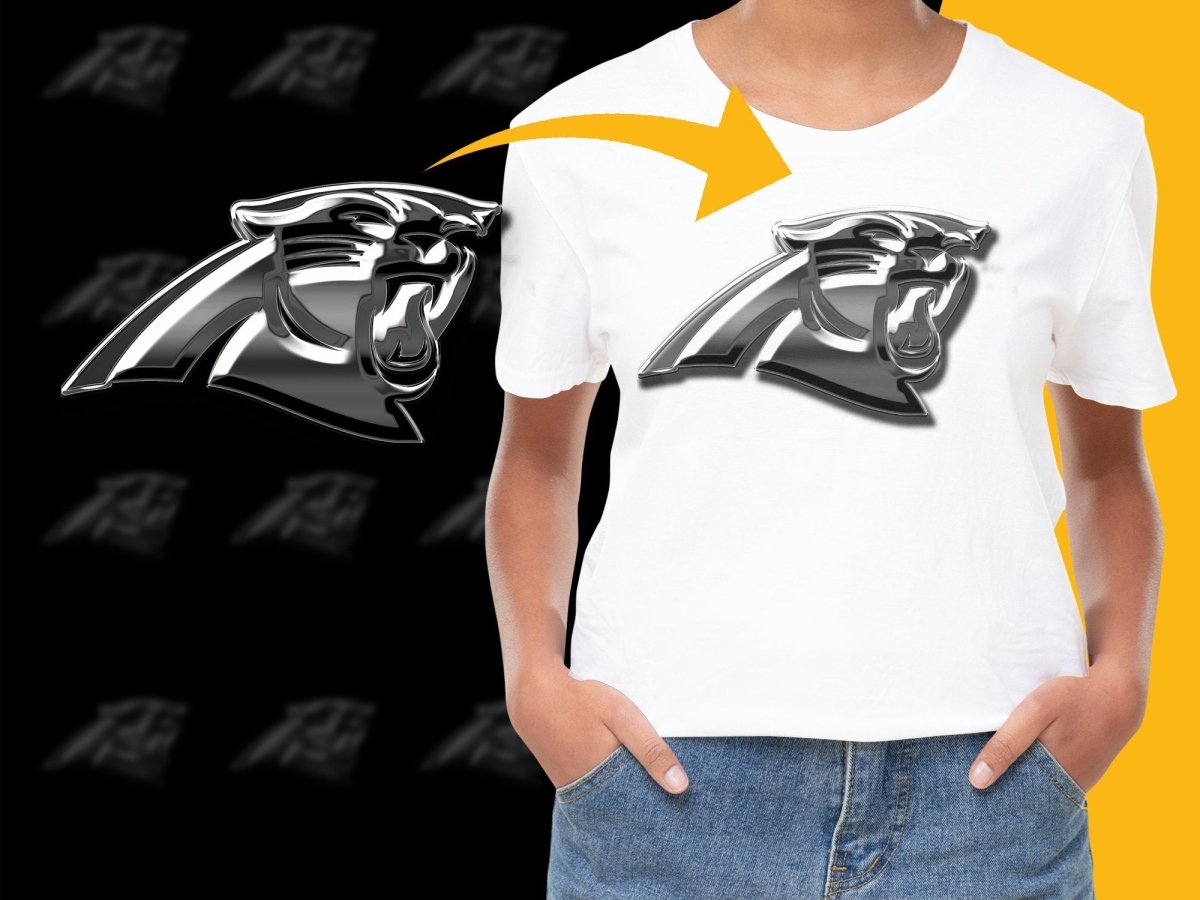 Carolina Panthers Reflective Logo Emblazoned PNG File - Teepew