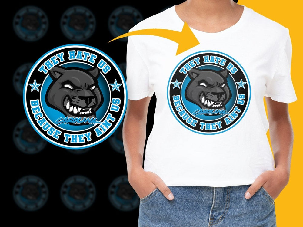 Carolina Panthers They Hate Us Because They Aint Us PNG File - Teepew