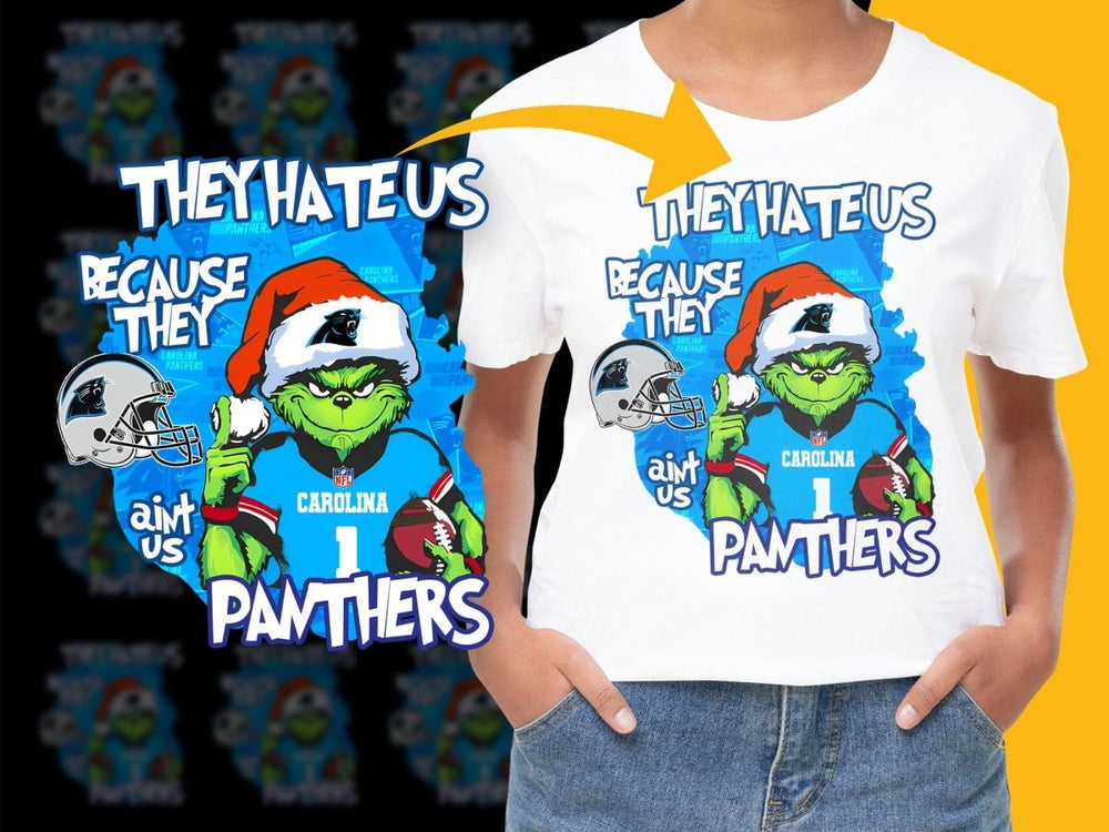 Carolina Panthers They Hate Us Because They Ain't Us PNG File - Teepew