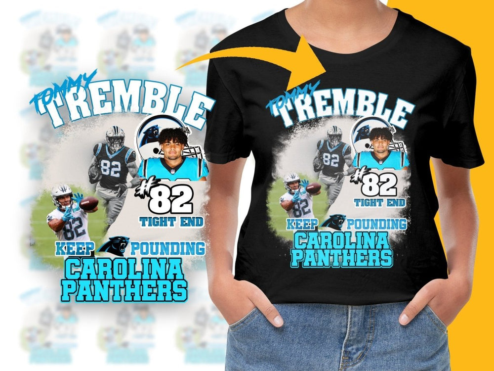 Carolina Panthers Tommy Tremble Keep Pounding PNG File - Teepew