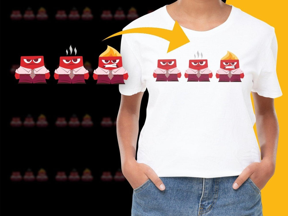 Cartoon Angry Character Expression Graphic PNG File - Teepew