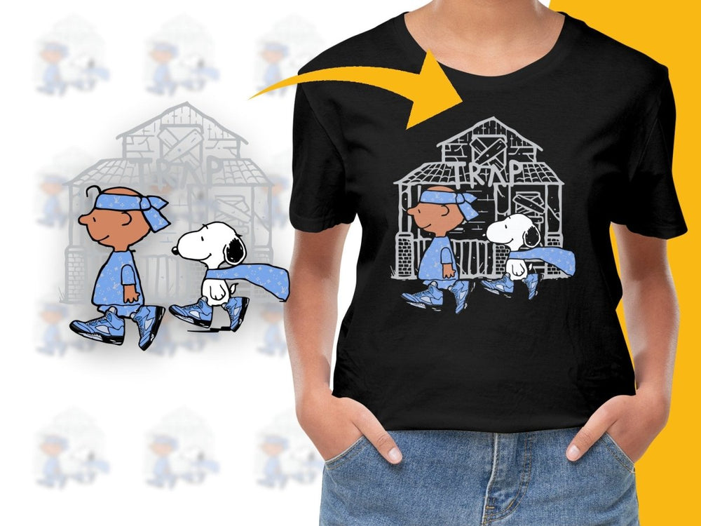 Cartoon Characters Walking by Trap House PNG File - Teepew