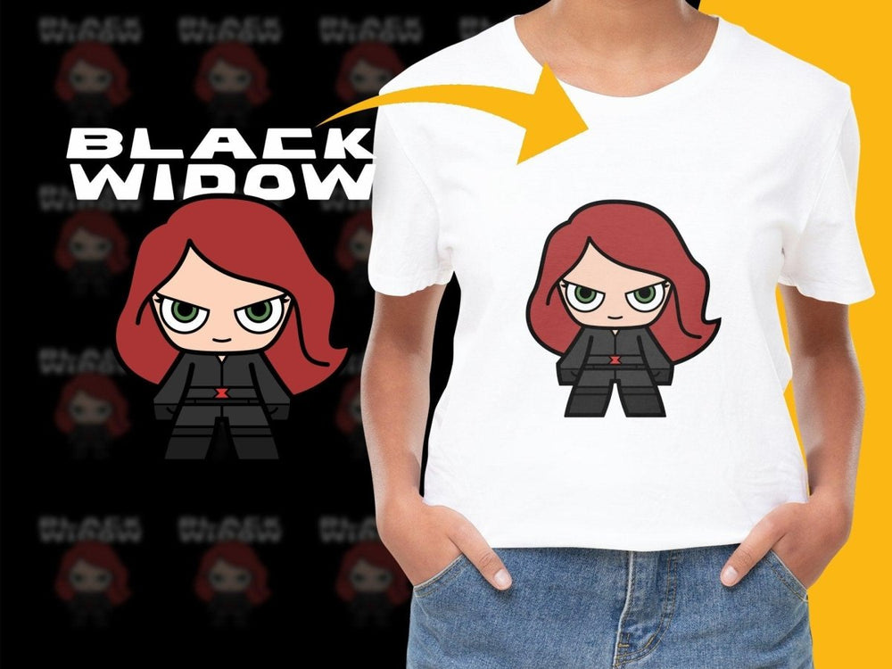 Cartoon Red - Haired Heroine Graphic PNG File - Teepew