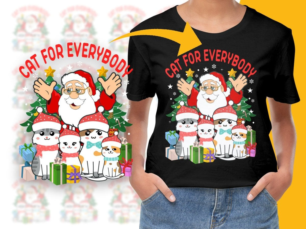 Cat For Everybody Christmas PNG File - Teepew