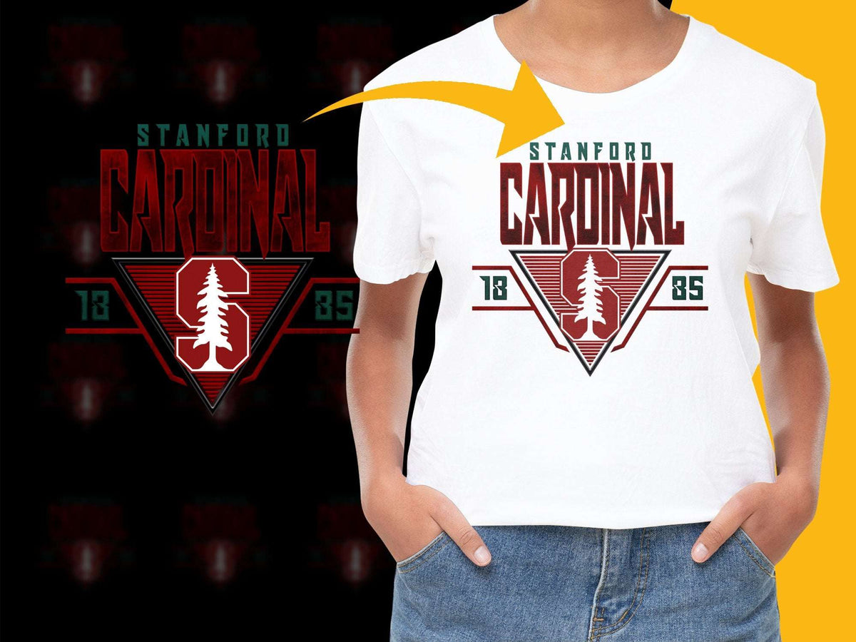 Stanford Cardinal Graphic T-Shirt, Classic College Logo Tee, Vintage 1985 Design, Unisex Fit