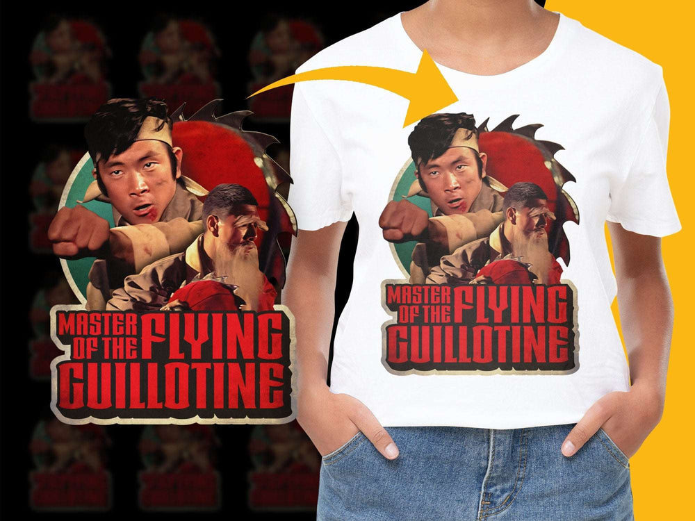Vintage Martial Arts Movie T-Shirt, Master of the Flying Guillotine Graphic Tee, Retro Film Merchandise, Unisex Cotton Shirt